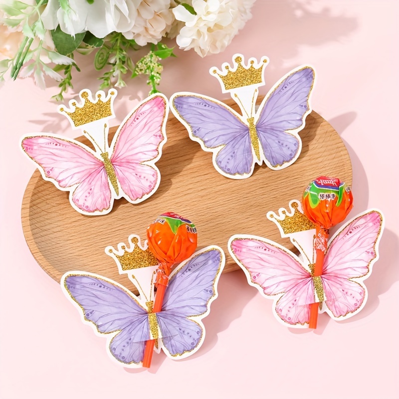 48pcs Crown & Lollipop Decor Cards - Birthday, Wedding & Shower Parties - Purple & Pink Theme
48pcs Crown & Lollipop Decor Cards - Birthday, Wedding & Shower Parties - Purple & Pink Theme