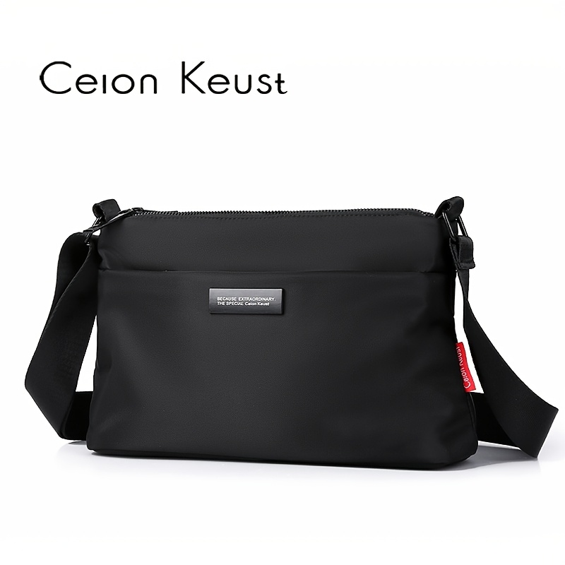 Casual Oxford Cloth Crossbody Bag, Solid Color, Large Capacity, , With Adjustable Strap, Zipper Closure, Polyester , Multi-functional Pockets, For Men And Women, Business And Travel
Casual Oxford Cloth Crossbody Bag, Solid Color, Large Capacity, , With Adjustable Strap, Zipper Closure, Polyester , Multi-functional Pockets, For Men And Women, Business And Travel
