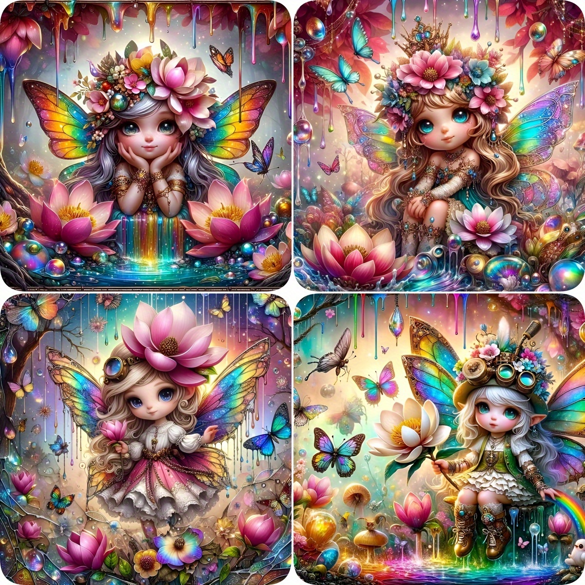 4pcs Synthetic Diamond Art Painting Kit, Diy Elf Princess Synthetic Diamond Art Painting Kit, Adult And Beginner 5d Synthetic Diamond Art
4pcs Synthetic Diamond Art Painting Kit, Diy Elf Princess Synthetic Diamond Art Painting Kit, Adult And Beginner 5d Synthetic Diamond Art