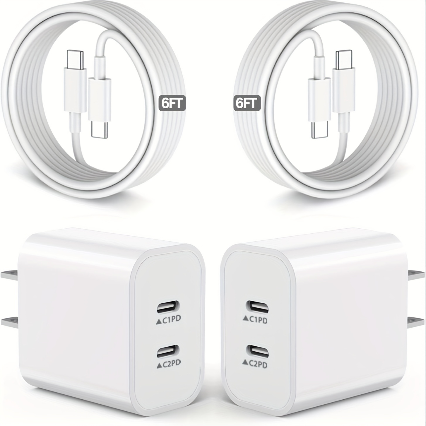 Suitable For Charger Fast Charging , Dual Port 20w Charger, Charger Adapter, 6-foot Usb-c To C , Suitable For /16 Pro Max/16 15 Pro
Suitable For Charger Fast Charging , Dual Port 20w Charger, Charger Adapter, 6-foot Usb-c To C , Suitable For /16 Pro Max/16 15 Pro