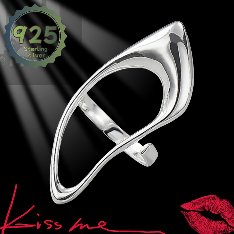 Irregular Of 925 Silver Unisex Ring, Simple And Stylish Retro Ring For Autumn And Winter, Perfect Gift For Girlfriend For Halloween Party, Comes With A Gift Box.
Irregular Of 925 Silver Unisex Ring, Simple And Stylish Retro Ring For Autumn And Winter, Perfect Gift For Girlfriend For Halloween Party, Comes With A Gift Box.