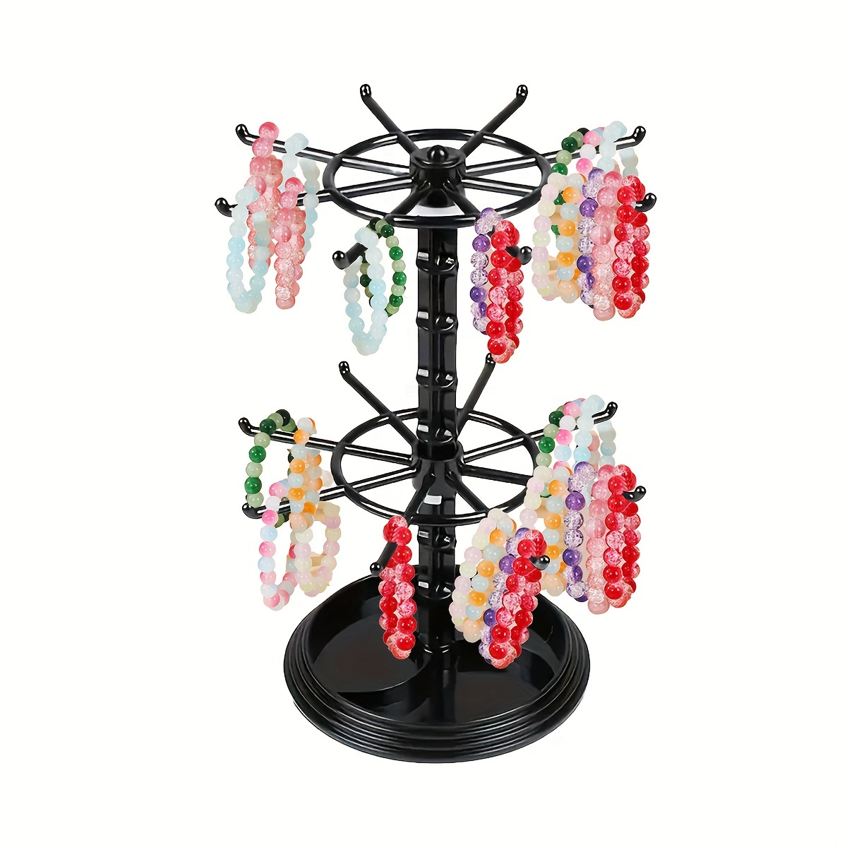 2- Rotatable Jewelry Organizer Stand - 1pc Beading Storage For Necklaces, Bracelets, Watches, Pendants - Height, Detachable - Accessory For , , Bedroom Display - /, Plastic
2- Rotatable Jewelry Organizer Stand - 1pc Beading Storage For Necklaces, Bracelets, Watches, Pendants - Height, Detachable - Accessory For , , Bedroom Display - /, Plastic