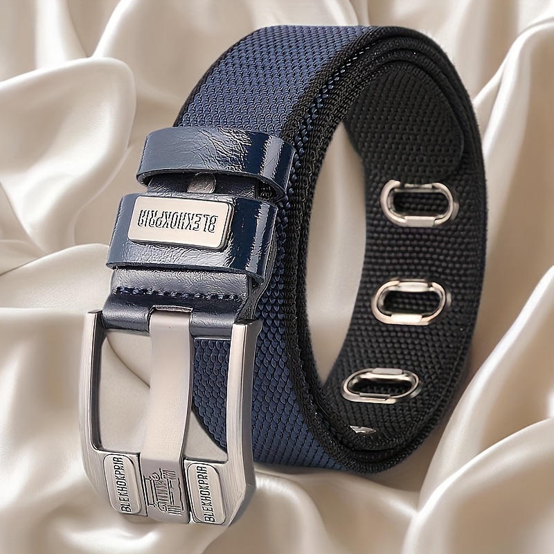 Men's Large Nylon Belt With Alloy Square , Adjustable Holes, Only - Outdoor Casual Accessory
Men's Large Nylon Belt With Alloy Square , Adjustable Holes, Only - Outdoor Casual Accessory