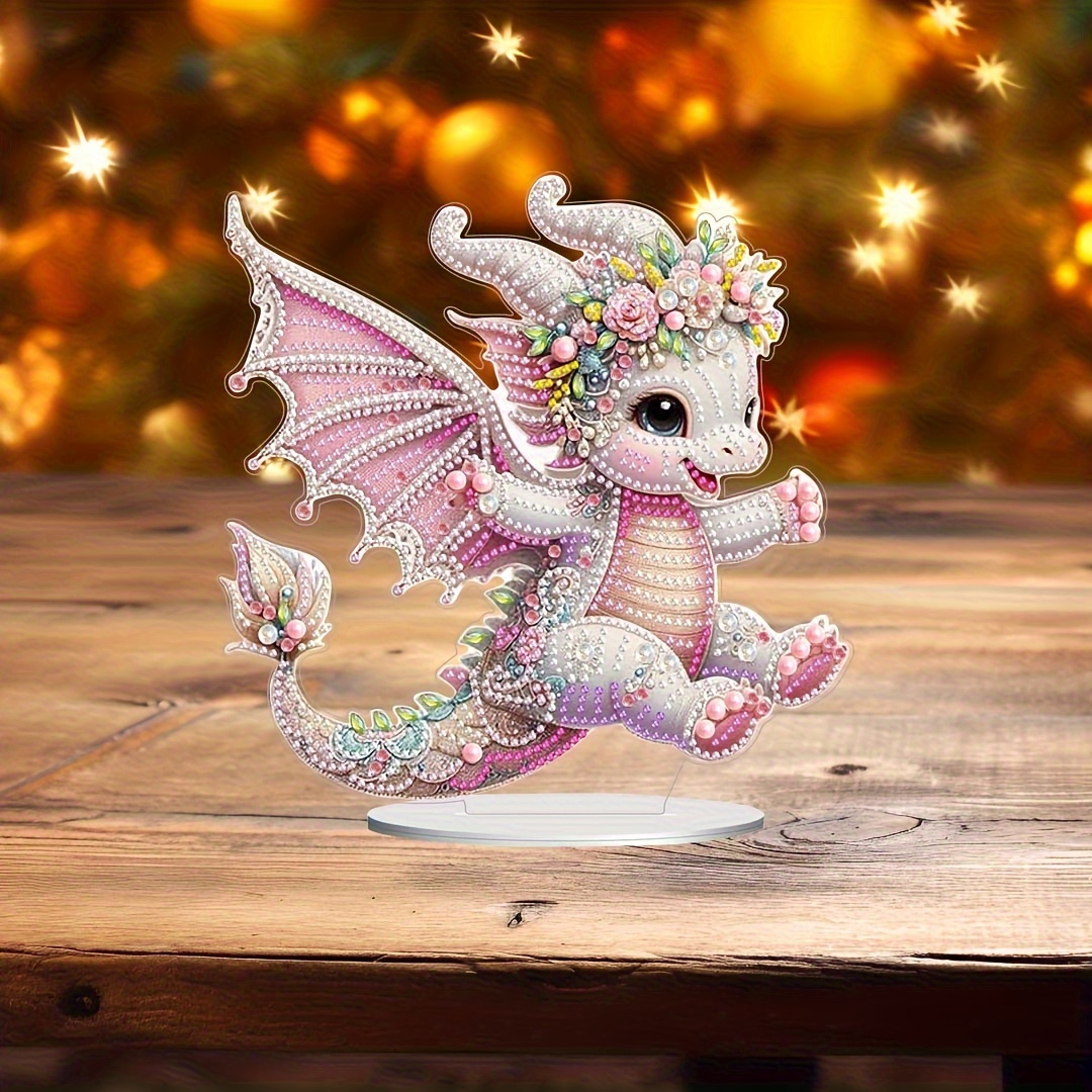 5d Diamond Painting Kit Cartoon Dragon Acrylic Irregular Shaped Diamonds Desktop Decor Craft Diy Art Set 7.85x7.78inch
5d Diamond Painting Kit Cartoon Dragon Acrylic Irregular Shaped Diamonds Desktop Decor Craft Diy Art Set 7.85x7.78inch