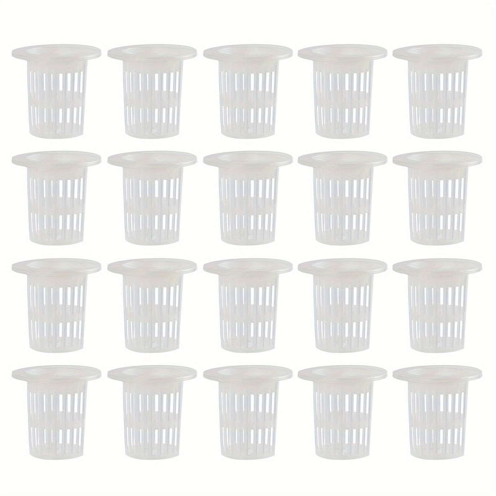 100pcs White Plastic Hydroponic Planting Cups, Reusable Seedling Baskets For Orchids, Tomatoes, Peppers, , , Herbs - And Growing Media
100pcs White Plastic Hydroponic Planting Cups, Reusable Seedling Baskets For Orchids, Tomatoes, Peppers, , , Herbs - And Growing Media