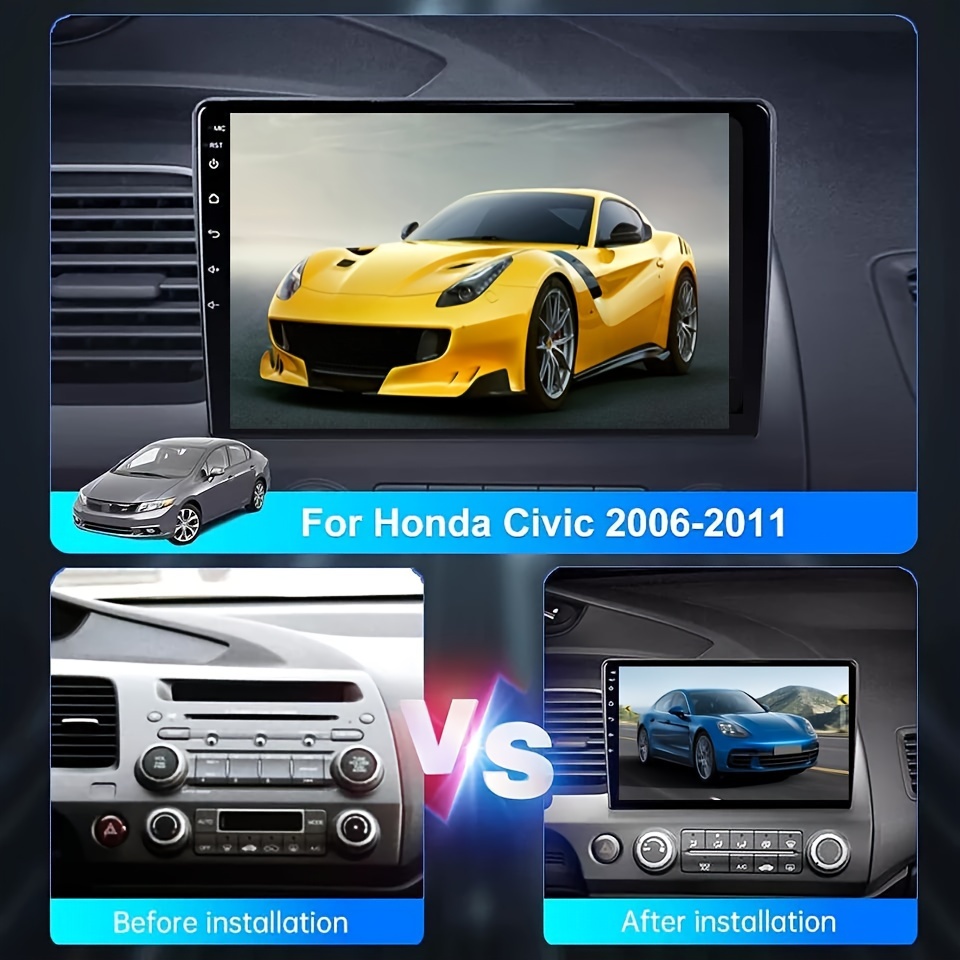 For Honda For 2006-2011 10'' 13.0 High-+64gb Car Stereo Radio Gps -touchscreen Car Player With Rear View Camera Input-built-in Wifi-wireless & Wired Carplay-steering Wheel Control
For Honda For 2006-2011 10'' 13.0 High-+64gb Car Stereo Radio Gps -touchscreen Car Player With Rear View Camera Input-built-in Wifi-wireless & Wired Carplay-steering Wheel Control