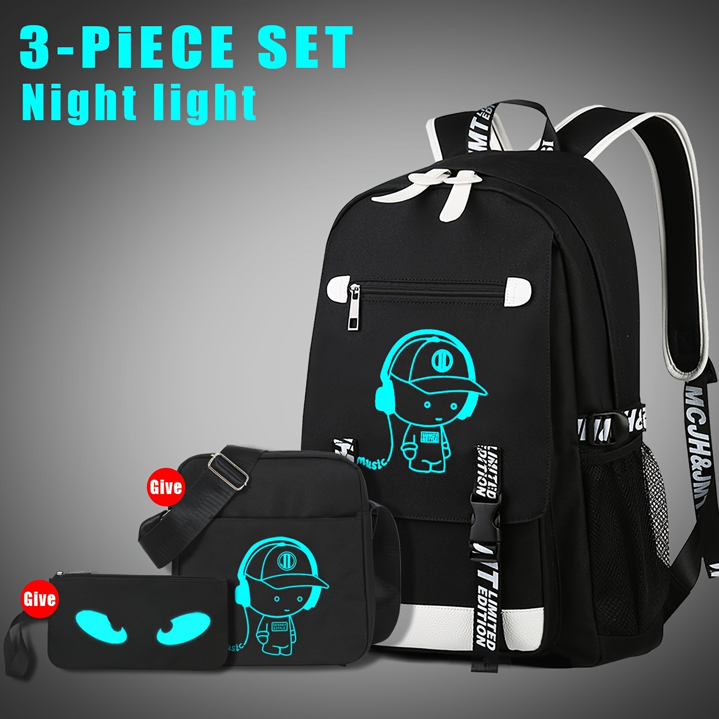 3pcs Men's New Casual Fashion Bag Set, Large Capacity Can Hold A 16-inch Laptop, Fashionable Backpack
3pcs Men's New Casual Fashion Bag Set, Large Capacity Can Hold A 16-inch Laptop, Fashionable Backpack