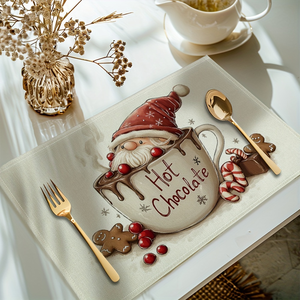 4pcs Christmas Table Set, Christmas Table , For Dining Table, Fun Christmas Decoration, Suitable For Table Decoration, Gathering Table Decoration, Decoration, Restaurant And Use
4pcs Christmas Table Set, Christmas Table , For Dining Table, Fun Christmas Decoration, Suitable For Table Decoration, Gathering Table Decoration, Decoration, Restaurant And Use