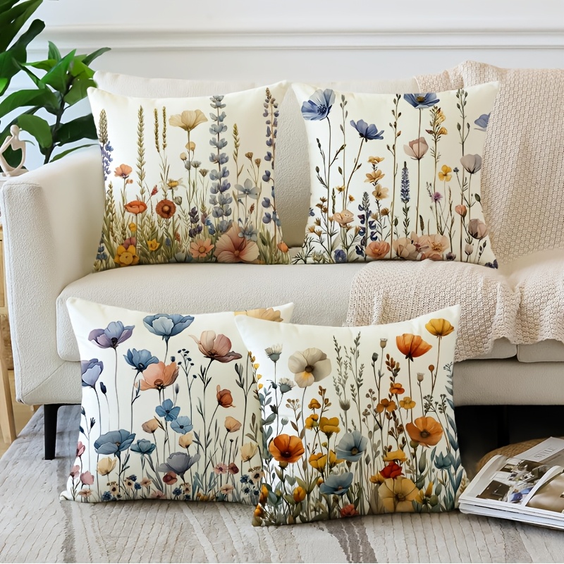 4pcs Print Decor Throw Pillow Cover Leaf Pillow Cases Love Decorative For Home Bedroom Sofa Pillowcases 18inchx18inch No Pillow Insert
4pcs Print Decor Throw Pillow Cover Leaf Pillow Cases Love Decorative For Home Bedroom Sofa Pillowcases 18inchx18inch No Pillow Insert