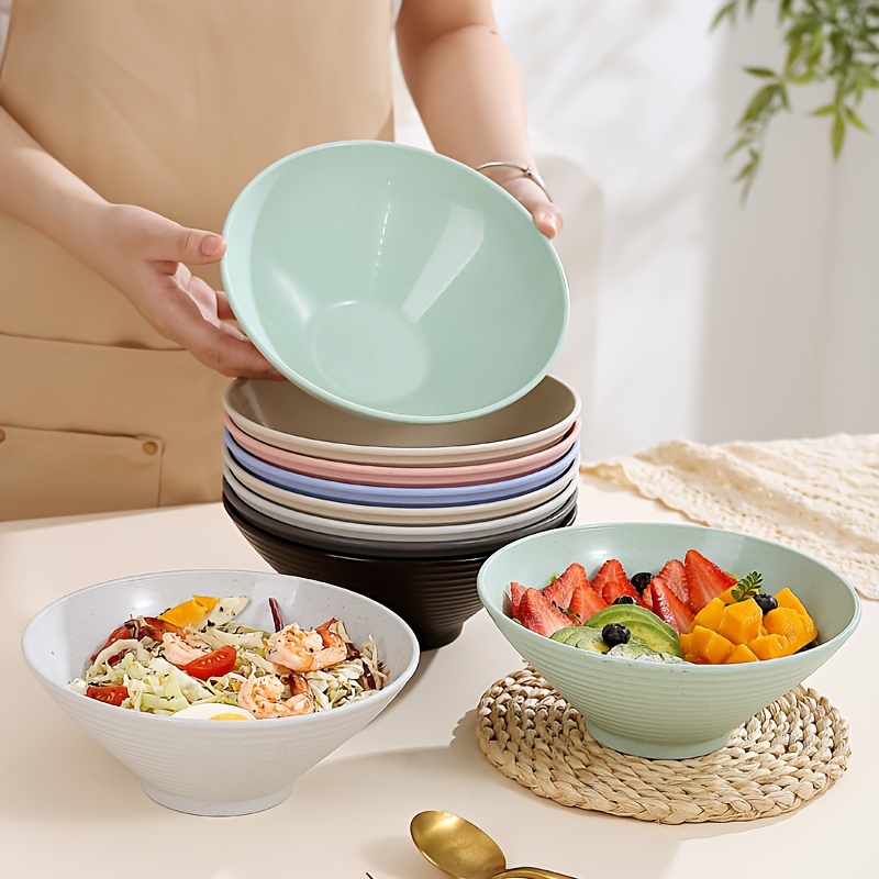 1pc/4pcs, 8-inch Noodles Bowl Set - , Safe Microwave Oven And Dishwasher, Multi- Japanese - For Noodles, Grains And Snacks -
1pc/4pcs, 8-inch Noodles Bowl Set - , Safe Microwave Oven And Dishwasher, Multi- Japanese - For Noodles, Grains And Snacks -