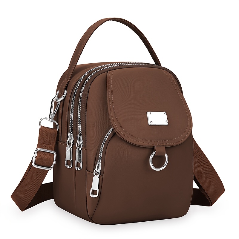 Women' Crossbody Bag, Solid Color Oxford Cloth, Zipper Closure, Polyester Lined, Shoulder Purse With Phone Pouch
Women' Crossbody Bag, Solid Color Oxford Cloth, Zipper Closure, Polyester Lined, Shoulder Purse With Phone Pouch