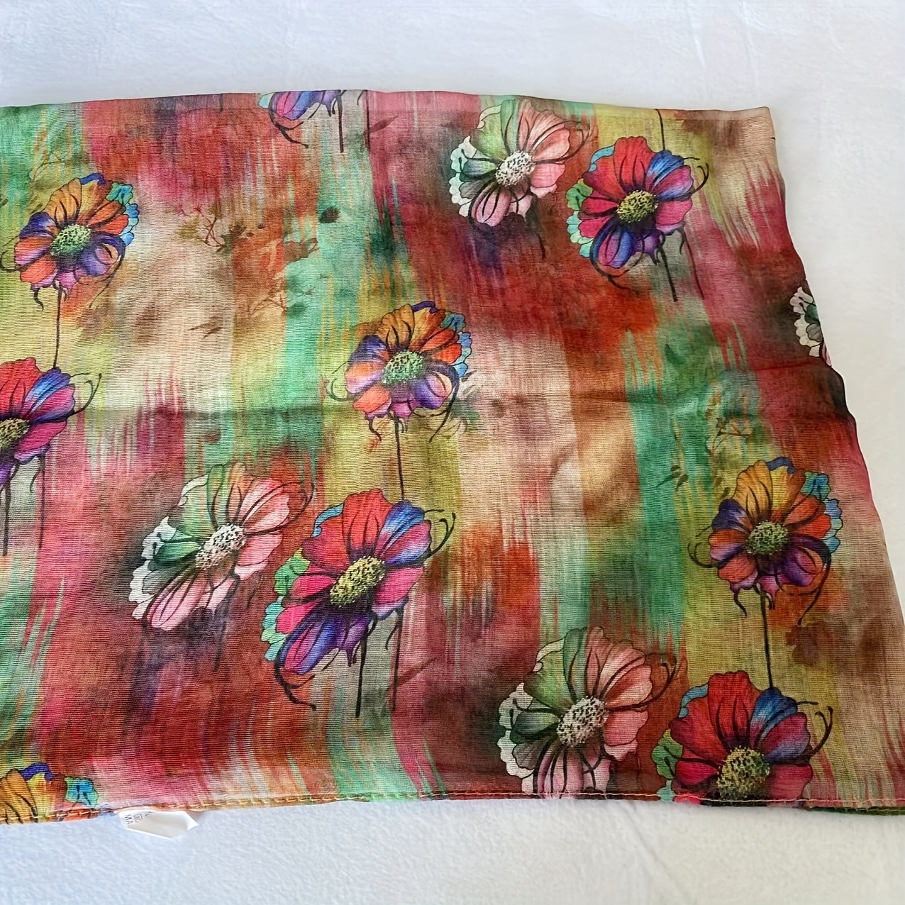 Elegant Polyester Scarf For Women, Autumn Bali Yarn Printed Shawl, 100% Polyester, For Casual Weekend, 50g/m², Machine Washable, No Feathers, Random Pattern Position
Elegant Polyester Scarf For Women, Autumn Bali Yarn Printed Shawl, 100% Polyester, For Casual Weekend, 50g/m², Machine Washable, No Feathers, Random Pattern Position