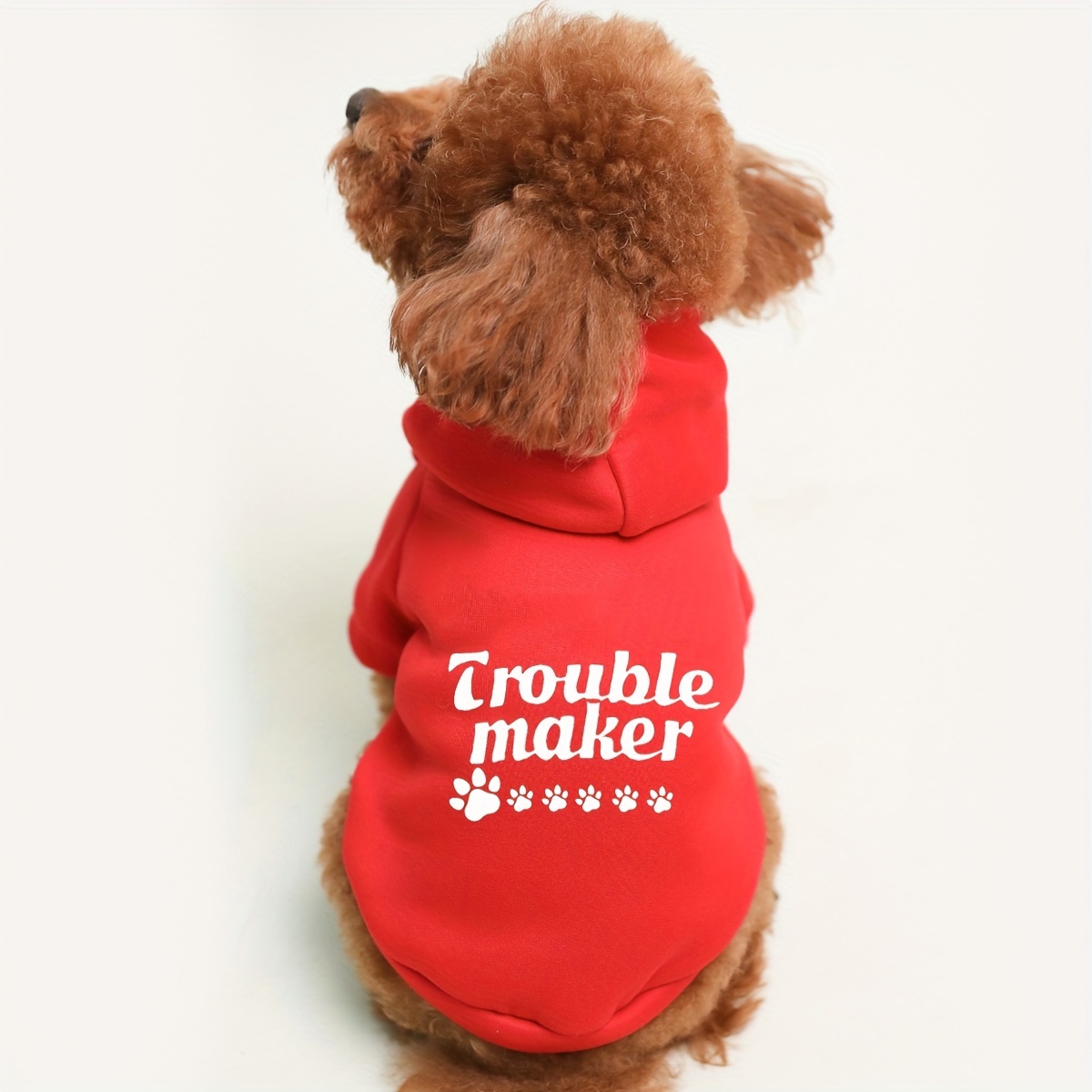 1pc Letter Graphic Dog Hoodie, Pet Sweatshirt, Red Pullover Pet Clothing For Small And Medium Dogs Apparel
1pc Letter Graphic Dog Hoodie, Pet Sweatshirt, Red Pullover Pet Clothing For Small And Medium Dogs Apparel