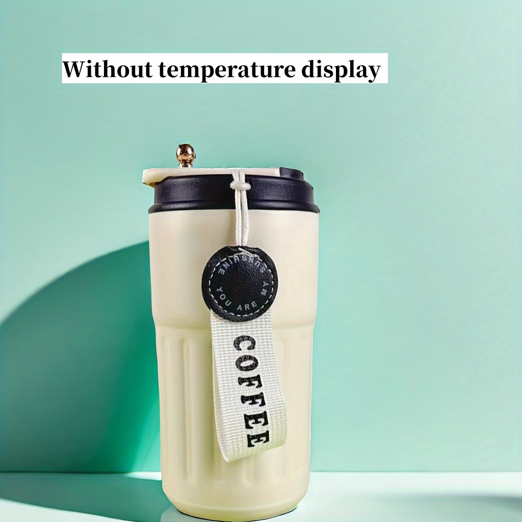 1pc Coffee Cup, Stainless Steel Insulated Water Bottle With Rope Handle For Men And Women
1pc Coffee Cup, Stainless Steel Insulated Water Bottle With Rope Handle For Men And Women