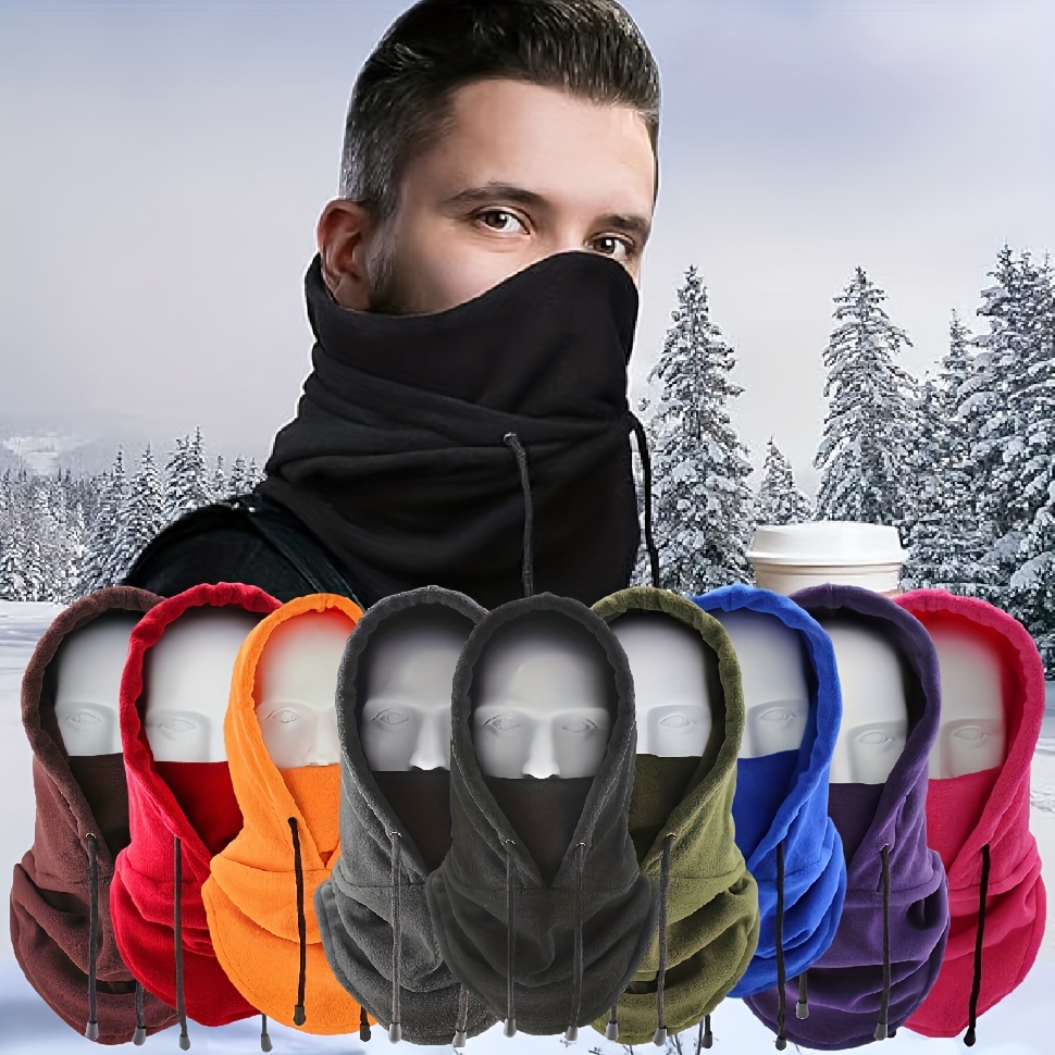 1pc Unisex Balaclava Ski Mask - 100% Polyester, Solid Color, Knit Fabric, High Stretch, Warm & Breathable, Washable Sports Face Mask For Men And Women
1pc Unisex Balaclava Ski Mask - 100% Polyester, Solid Color, Knit Fabric, High Stretch, Warm & Breathable, Washable Sports Face Mask For Men And Women