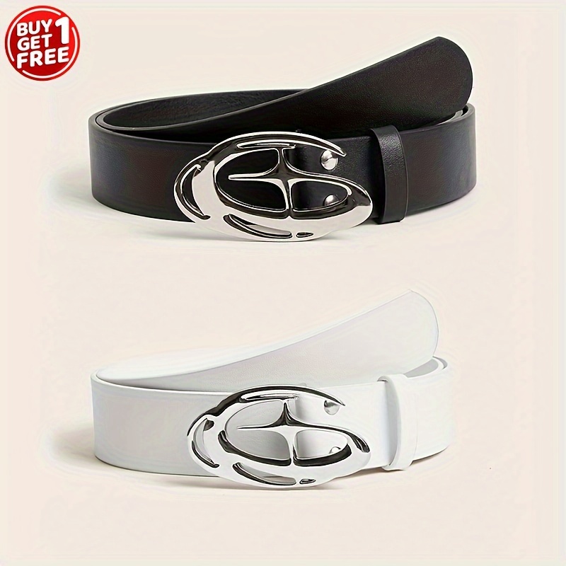 Two-piece Set Of Fashionable Women's Waist Belts In Black And White, Large Size, Black + White, Two-pack, Personalized Waist Belt, Pu Belt, Dress And Top Decoration, Waistband For Jeans
Two-piece Set Of Fashionable Women's Waist Belts In Black And White, Large Size, Black + White, Two-pack, Personalized Waist Belt, Pu Belt, Dress And Top Decoration, Waistband For Jeans