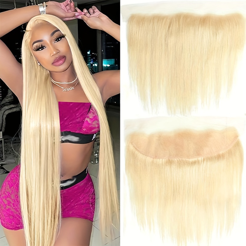 613 13x4 Straight Wave Lace Frontal Human Hair Frontal Closure Transparent Natural Hairline Pre Plucked 14-20 Inch
613 13x4 Straight Wave Lace Frontal Human Hair Frontal Closure Transparent Natural Hairline Pre Plucked 14-20 Inch