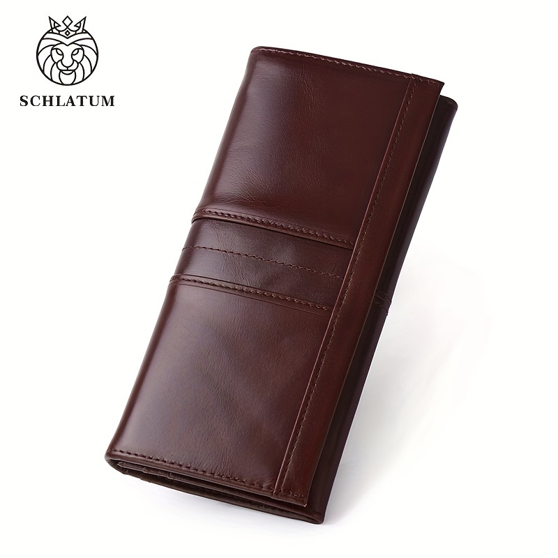 Women's Rfid Genuine Cowhide Long Wallet Vintage Large Capacity Credit Card Bag Zipper Clutch Casual Coin Purse Gift
Women's Rfid Genuine Cowhide Long Wallet Vintage Large Capacity Credit Card Bag Zipper Clutch Casual Coin Purse Gift