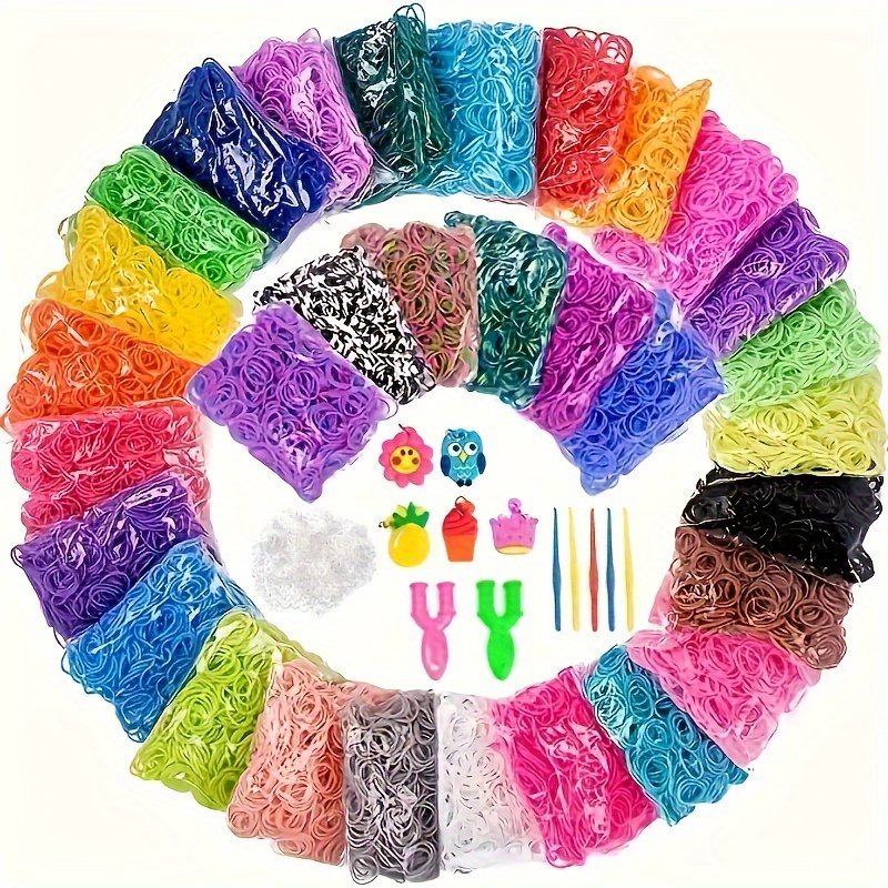 614pcs Rainbow Rubber Band Craft Kit - Bands For , Bracelets, Anklets & Necklaces - Ideal For Family & Creative Gifts
614pcs Rainbow Rubber Band Craft Kit - Bands For , Bracelets, Anklets & Necklaces - Ideal For Family & Creative Gifts