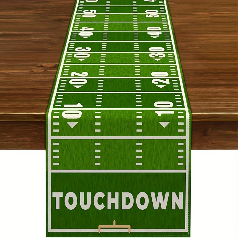 American Football Court Table Runner Touch Down Football Birthday Party Decoration Boy Sport Farmhouse Home Dining Room Kitchen Table Decor
American Football Court Table Runner Touch Down Football Birthday Party Decoration Boy Sport Farmhouse Home Dining Room Kitchen Table Decor