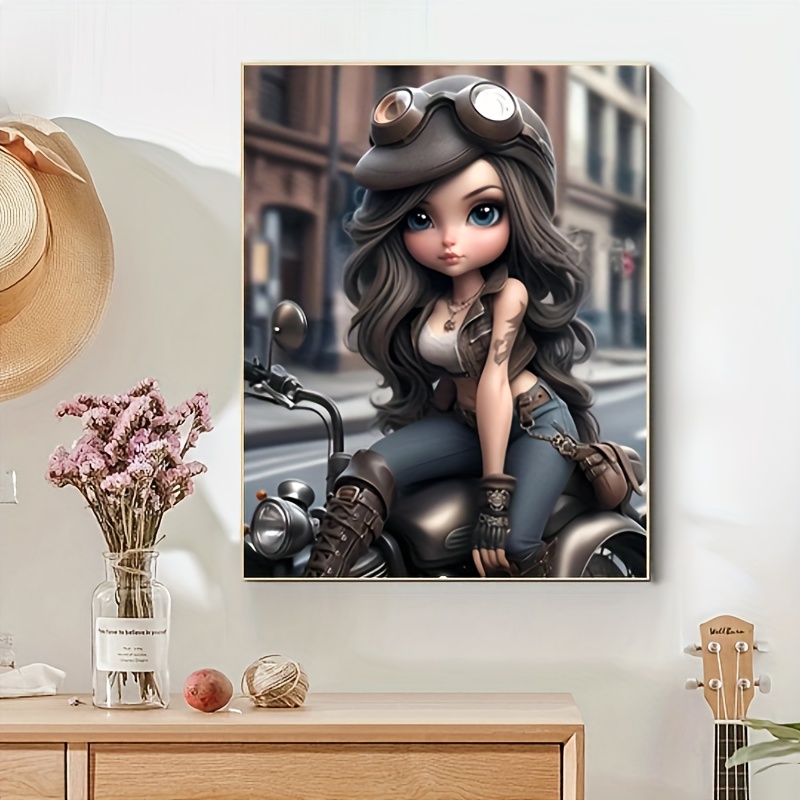 Cool Lady Diamond Art Painting, Full Round Diamond Art, Decorative Wall Art Hanging Painting Home Decoration Valentine's Day Gifts, Decorative Craft Wall Art For Home Wall Decor Gifts
Cool Lady Diamond Art Painting, Full Round Diamond Art, Decorative Wall Art Hanging Painting Home Decoration Valentine's Day Gifts, Decorative Craft Wall Art For Home Wall Decor Gifts