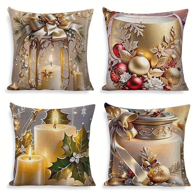 4pcs Christmas , 18x18 , Double- , Zippered, Polyester, , Decorative For Sofa, Bed, Car - No
4pcs Christmas , 18x18 , Double- , Zippered, Polyester, , Decorative For Sofa, Bed, Car - No