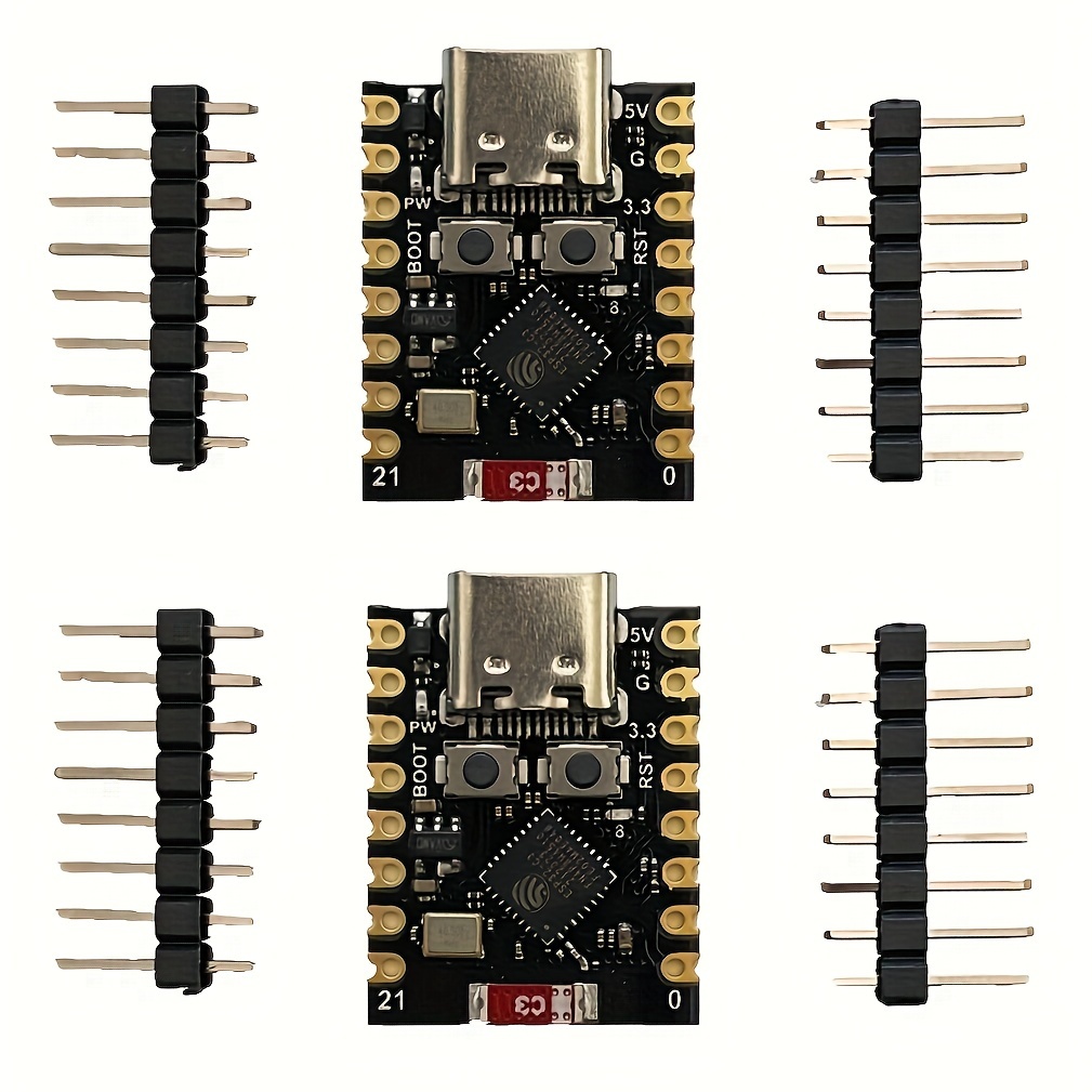 2pcs Esp32c3 Mcu Development Boards - Usb Powered, Supports & Micropython, With Copper Alloy Contacts, Ideal For Iot Projects
2pcs Esp32c3 Mcu Development Boards - Usb Powered, Supports & Micropython, With Copper Alloy Contacts, Ideal For Iot Projects