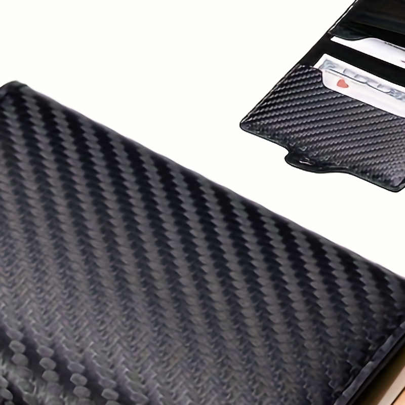 Rfid Blocking Aluminum Alloy Wallet, Fiber Leather Card Holder With , Simple Purse For Men
Rfid Blocking Aluminum Alloy Wallet, Fiber Leather Card Holder With , Simple Purse For Men