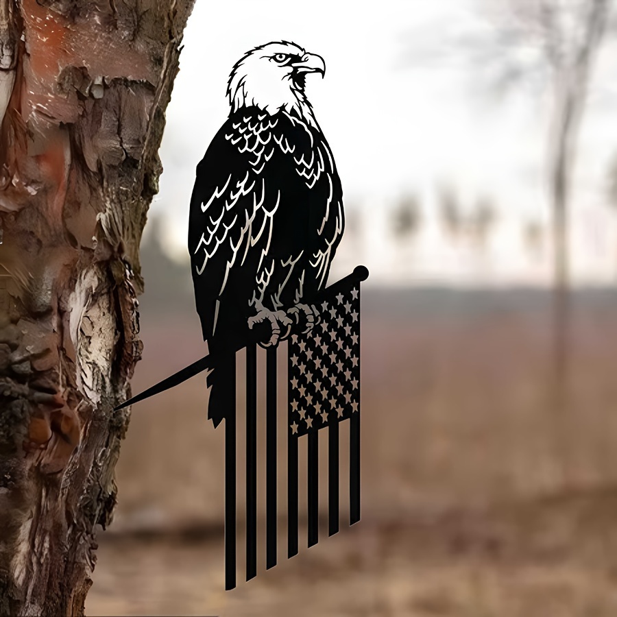 1pc Outdoor Independence Sun Star Strip Flag Eagle Metal Contour Garden Stakes, Metal Yard Art, Garden Tree Decoration Backyard Garden Patio Outdoor Decoration
1pc Outdoor Independence Sun Star Strip Flag Eagle Metal Contour Garden Stakes, Metal Yard Art, Garden Tree Decoration Backyard Garden Patio Outdoor Decoration
