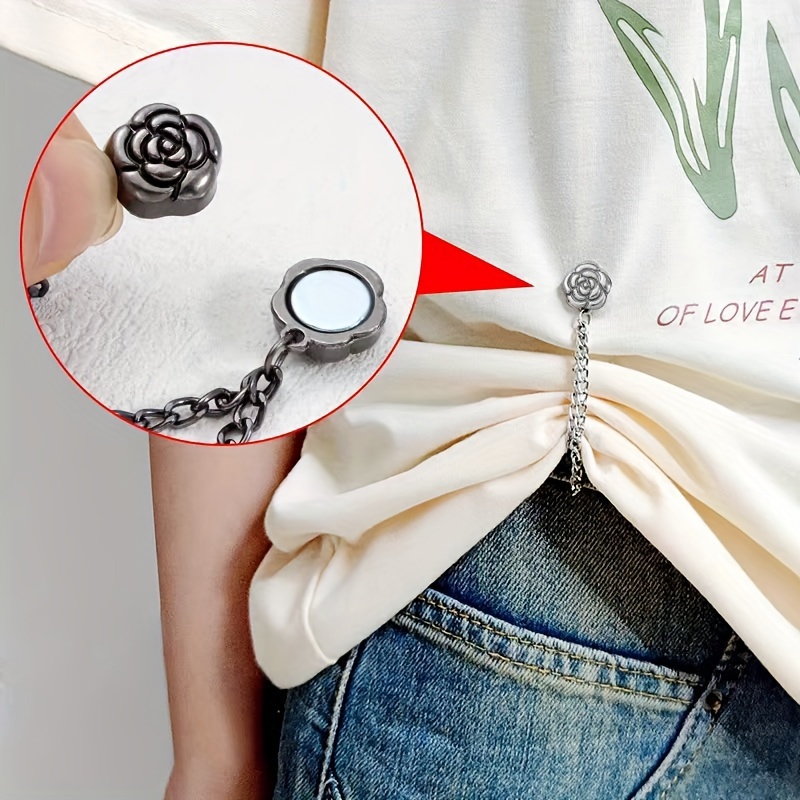Multi-functional Magnetic Buckle, Suitable For Scarf, Shawl, And Headband - No Sewing Required, Detachable Chain Buckle, Versatile Fashion Accessory
Multi-functional Magnetic Buckle, Suitable For Scarf, Shawl, And Headband - No Sewing Required, Detachable Chain Buckle, Versatile Fashion Accessory