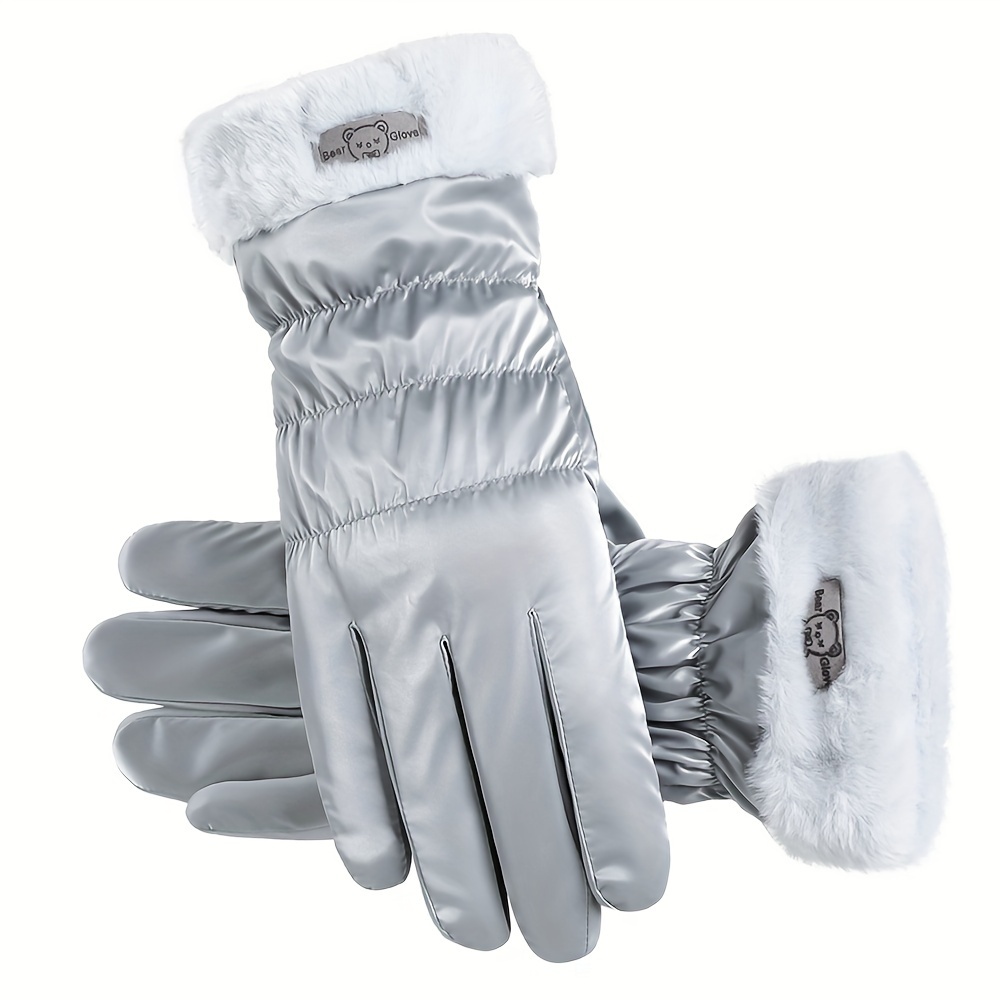 Women's Winter Velvet Warm Gloves Waterproof Touch Screen Gloves, Outdoor Cycling Running Gloves, Women's Fashion Cold Gloves
Women's Winter Velvet Warm Gloves Waterproof Touch Screen Gloves, Outdoor Cycling Running Gloves, Women's Fashion Cold Gloves