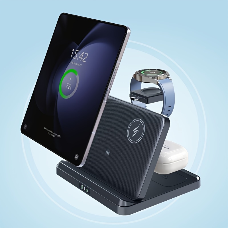 New Wireless Charger Charging Station For S24, S23, S22, S21, S20 Ultra, Fe, Note 20, 10, 9, Z Fold 5, 4, 3, 2, Z Flip 6, 5, 4, 3, 2, For 6, , 5, 4, 3, Active 2, 1, Buds+, Pro, Live
New Wireless Charger Charging Station For S24, S23, S22, S21, S20 Ultra, Fe, Note 20, 10, 9, Z Fold 5, 4, 3, 2, Z Flip 6, 5, 4, 3, 2, For 6, , 5, 4, 3, Active 2, 1, Buds+, Pro, Live