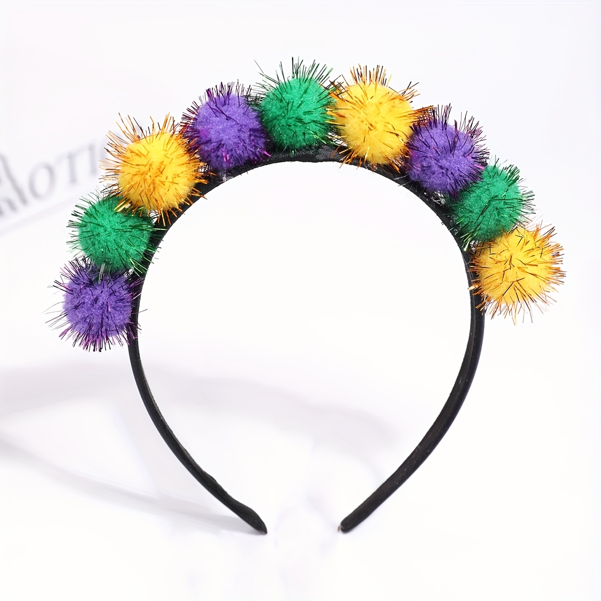 1pc Style Mardi Gras Beaded Headband - Polyester Fiber Featherless Carnival Party Hair Accessory For Celebrations
1pc Style Mardi Gras Beaded Headband - Polyester Fiber Featherless Carnival Party Hair Accessory For Celebrations