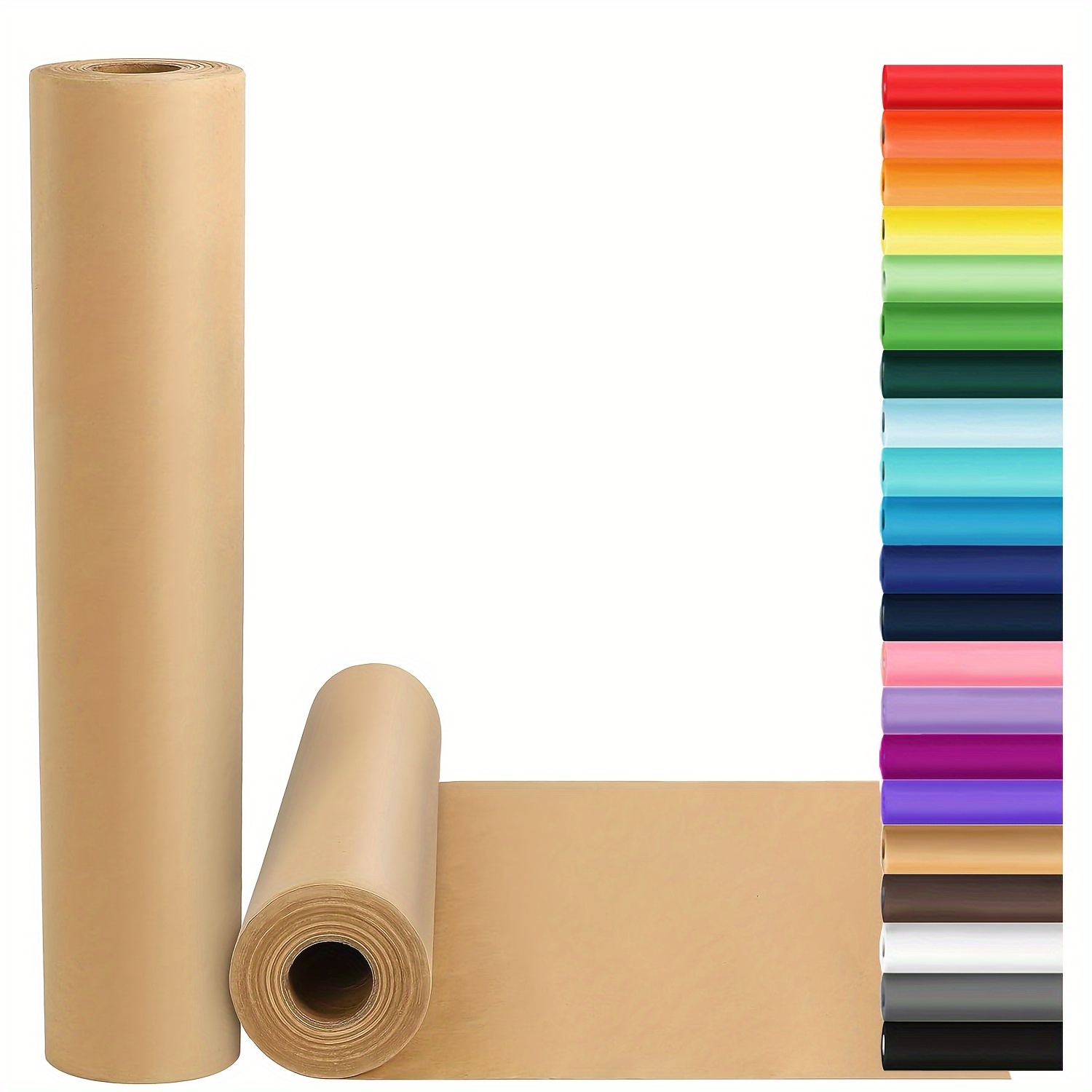 Christmas Wrapping Paper For Men Women, Brown Craft Paper, Kraft Paper 17.5"×600"(50'), Gift Wrapping Bulletin Board Arts & Crafts, Bouquet Flower Table Covering, Ideal For Wrapping Paper Cutter 70gsm
Christmas Wrapping Paper For Men Women, Brown Craft Paper, Kraft Paper 17.5"×600"(50'), Gift Wrapping Bulletin Board Arts & Crafts, Bouquet Flower Table Covering, Ideal For Wrapping Paper Cutter 70gsm