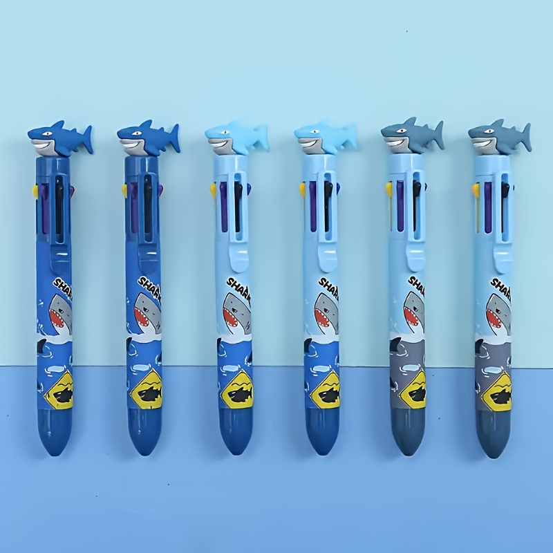 1 stylo bille requin Kawaii, 8 couleurs assorties, papeterie mignonne, fournitures scolaires, plumes, de couleurs aléatoires
1 stylo bille requin Kawaii, 8 couleurs assorties, papeterie mignonne, fournitures scolaires, plumes, de couleurs aléatoires