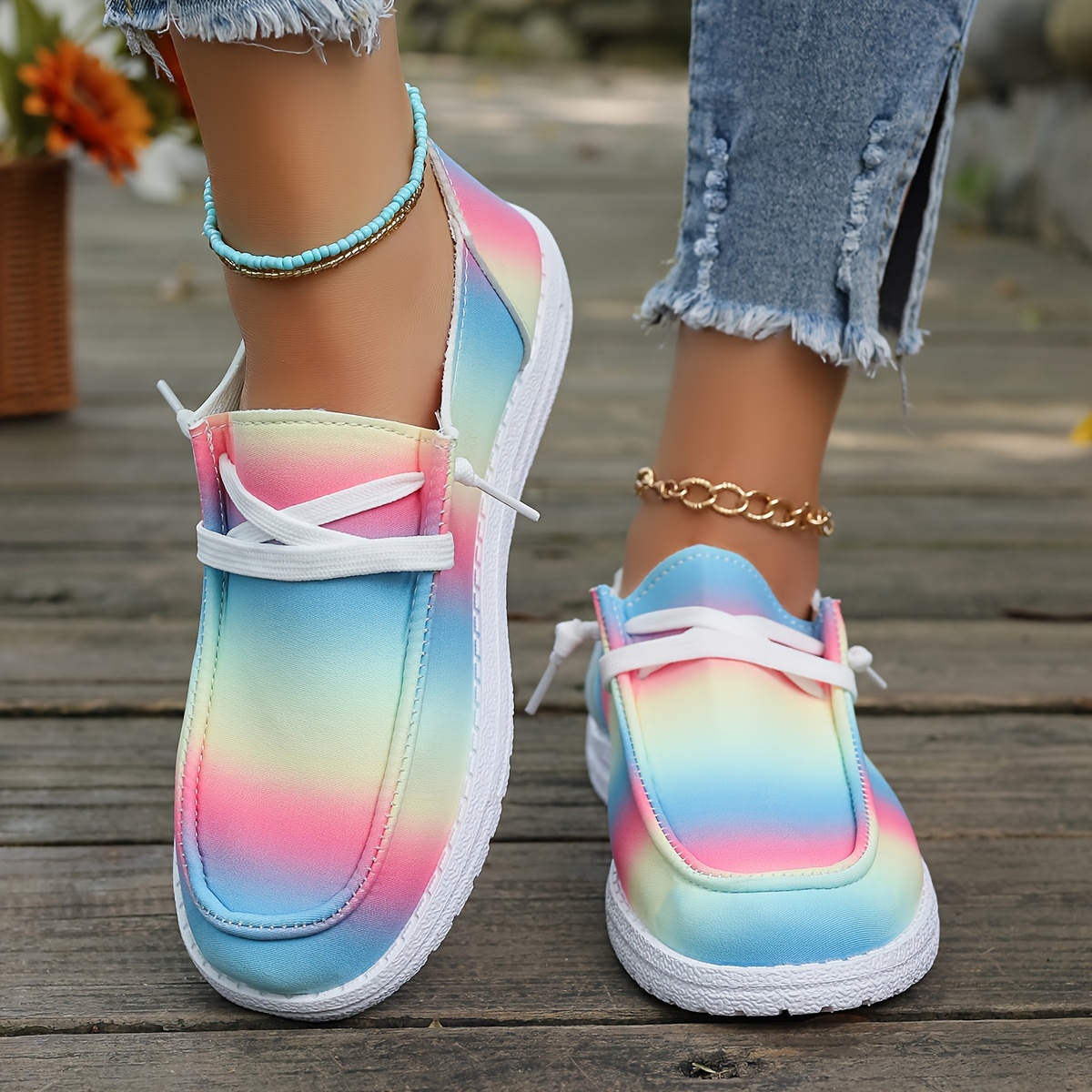 Women's Colorblock Casual Loafers, Slip On Lightweight Flat Soft Sole Shoes, Comfort Daily Canvas Shoes
Women's Colorblock Casual Loafers, Slip On Lightweight Flat Soft Sole Shoes, Comfort Daily Canvas Shoes