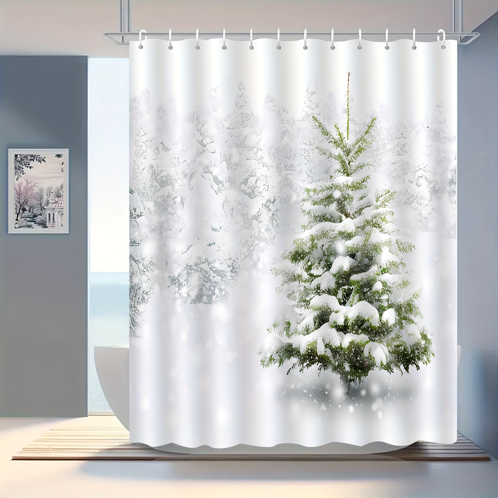 1pc Pattern Shower Curtain, And Moisture- Polyester , Suitable For Bathroom Decoration, 12 , Polyester Bathtub Curtain, Bathroom , Decoration, In , Bathroom Decoration
1pc Pattern Shower Curtain, And Moisture- Polyester , Suitable For Bathroom Decoration, 12 , Polyester Bathtub Curtain, Bathroom , Decoration, In , Bathroom Decoration