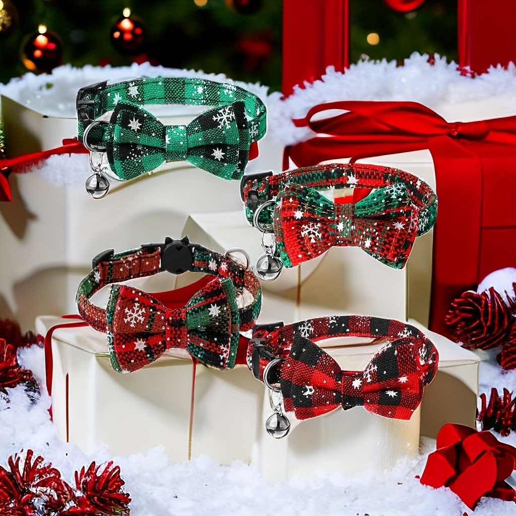 Adjustable Bow Collar, Christmas Cute Bell Cat Collar With , Suitable For Girls Boys Dogs And Cats
Adjustable Bow Collar, Christmas Cute Bell Cat Collar With , Suitable For Girls Boys Dogs And Cats