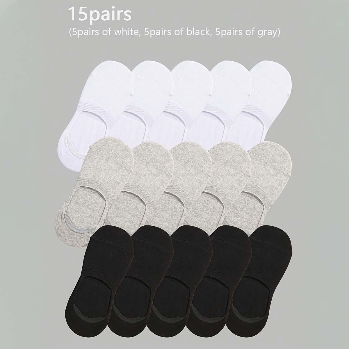 5 Pairs Unisex Solid Socks, Casual & Breathable Low Cut Ankle Socks, Women's Stockings & Hosiery
5 Pairs Unisex Solid Socks, Casual & Breathable Low Cut Ankle Socks, Women's Stockings & Hosiery