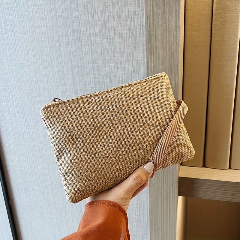 1pc, Unisex Simple Trendy Harajuku Style Wristlet Wallet, Fashion Coin Purse, Small Money Bag For Beach Vacation
1pc, Unisex Simple Trendy Harajuku Style Wristlet Wallet, Fashion Coin Purse, Small Money Bag For Beach Vacation