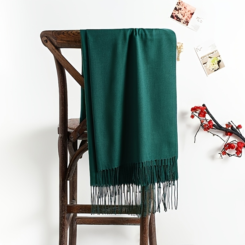 Elegant Solid Color Scarf For Women - Warm, Soft Wool Shawl For Autumn And Winter, Non-stretch, Hand Washable, , Scarf
Elegant Solid Color Scarf For Women - Warm, Soft Wool Shawl For Autumn And Winter, Non-stretch, Hand Washable, , Scarf