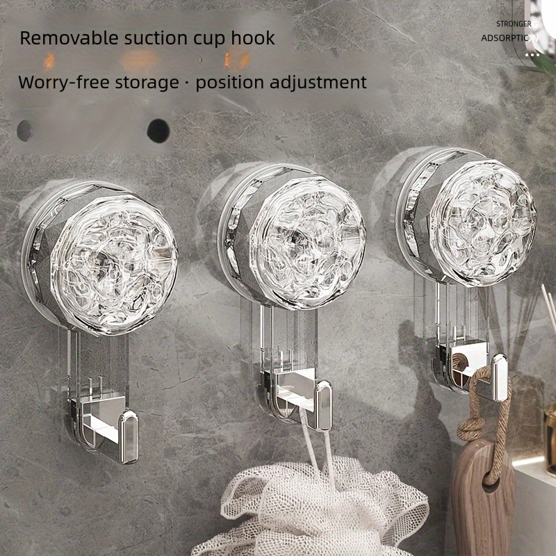 Contemporary Glacier Streaks Suction Cup Hooks: Wall-mounted, Load-bearing 5kg, Waterproof, Easy To Install And Reuse - Suitable For Bathroom, Toilet, Kitchen
Contemporary Glacier Streaks Suction Cup Hooks: Wall-mounted, Load-bearing 5kg, Waterproof, Easy To Install And Reuse - Suitable For Bathroom, Toilet, Kitchen
