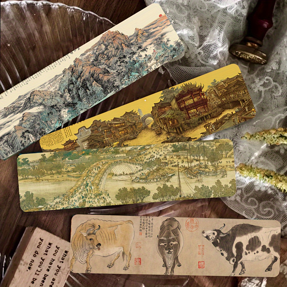 30pcs Set Of Chinese Art Bookmarks - Tang Poetry & Designs, Paper Page Markers For Students And Office Use
30pcs Set Of Chinese Art Bookmarks - Tang Poetry & Designs, Paper Page Markers For Students And Office Use