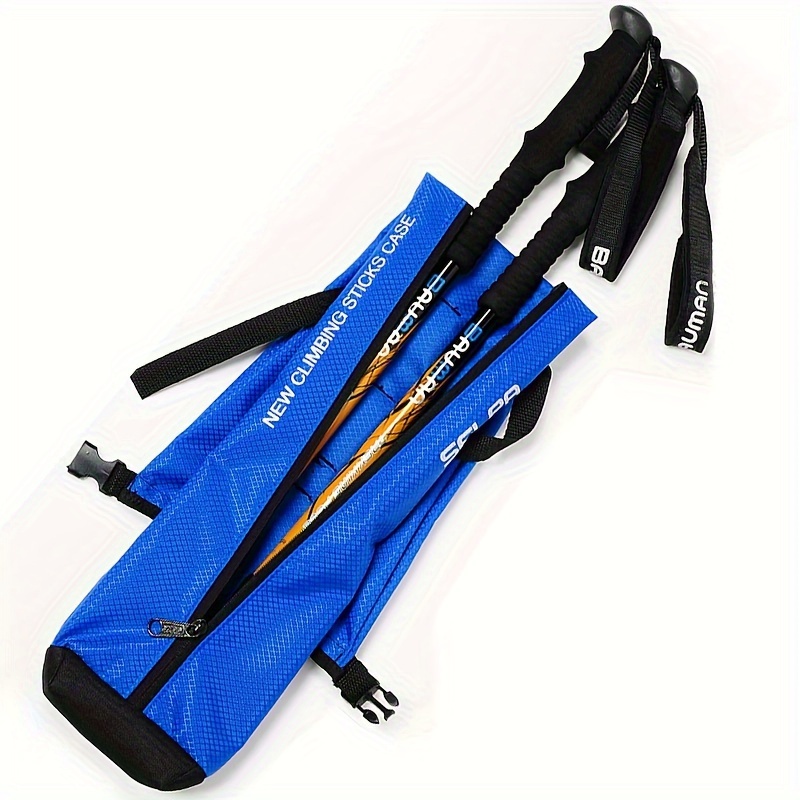 Outdoor Trekking Poles Case, 10l Capacity, Portable Folding, Zippered, Water-resistant Oxford Fabric, Humanized Design, For Hiking, Camping, Travel - Blue
Outdoor Trekking Poles Case, 10l Capacity, Portable Folding, Zippered, Water-resistant Oxford Fabric, Humanized Design, For Hiking, Camping, Travel - Blue