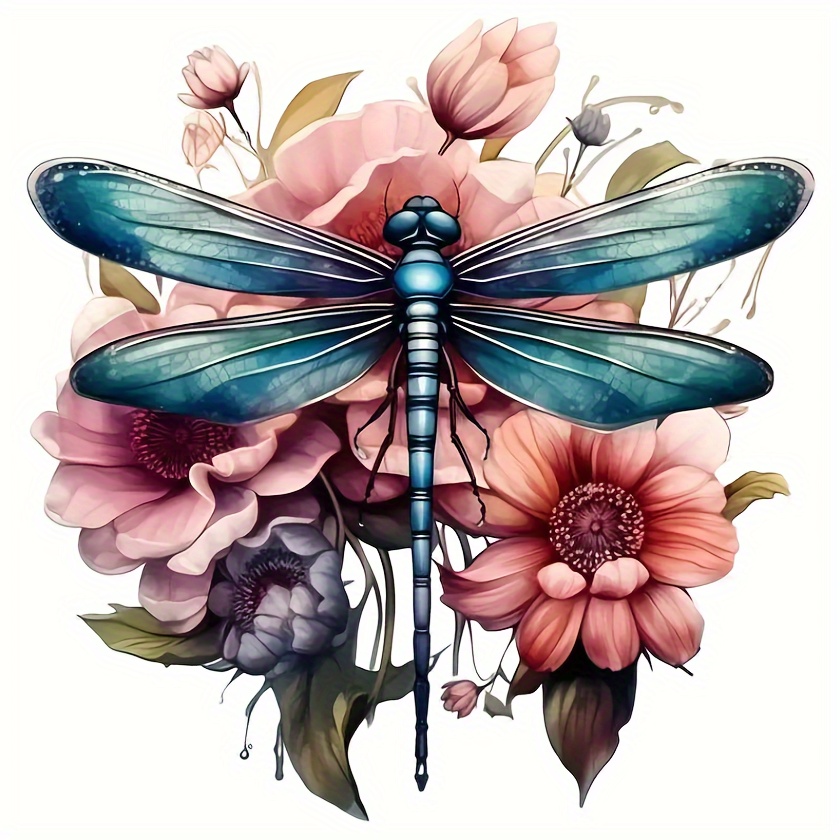 1pc 7.9*7.9in 5d Diy Artificial Diamond Art Painting, Flower With Dragonfly, Full Diamond Art Painting, Embroidery Kits, Handmade Home Decor
1pc 7.9*7.9in 5d Diy Artificial Diamond Art Painting, Flower With Dragonfly, Full Diamond Art Painting, Embroidery Kits, Handmade Home Decor