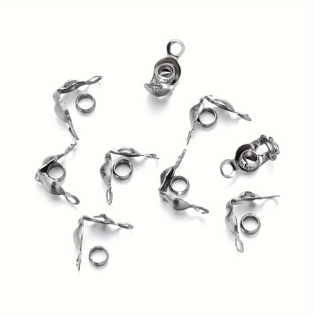 25pcs Stainless Steel Gold-plated Connector Clasps And 25pcs Crimp End Beads For Bracelet & Necklace Chains
25pcs Stainless Steel Gold-plated Connector Clasps And 25pcs Crimp End Beads For Bracelet & Necklace Chains