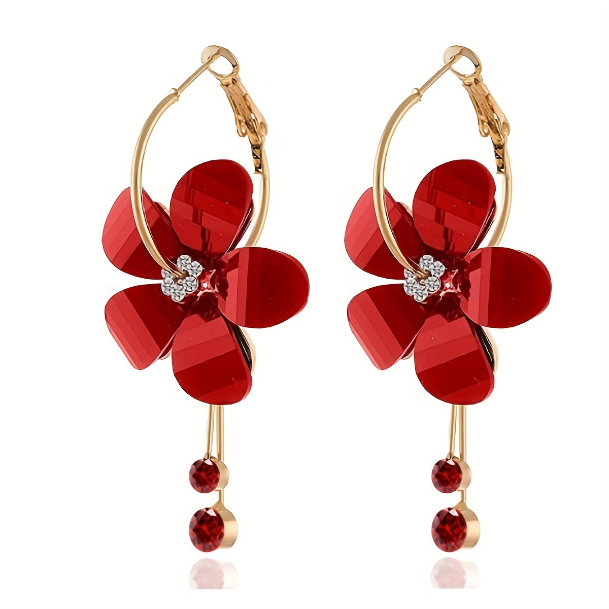 Une Paire de Grandes Boucles d'Oreilles en Métal en de C à Pétales de Fleur Convient pour et le Port
Une Paire de Grandes Boucles d'Oreilles en Métal en de C à Pétales de Fleur Convient pour et le Port