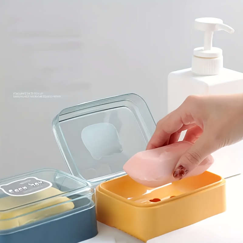Porte-Savon à en d' Mignon - Support de Drainage en Plastique Créatif pour Comptoir de Salle de Bain, Boîte de Rangement Rectangulaire pour Savon
Porte-Savon à en d' Mignon - Support de Drainage en Plastique Créatif pour Comptoir de Salle de Bain, Boîte de Rangement Rectangulaire pour Savon
