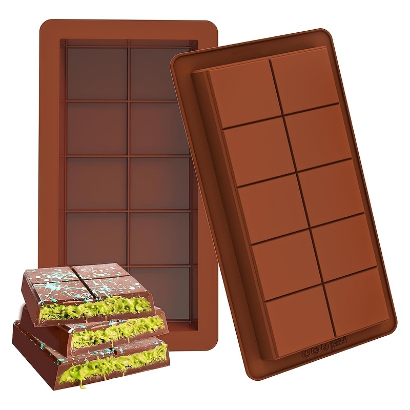 2pcs Silicone Chocolate Bar Molds - , Deep Cavity For Diy Dubai Chocolates & | Halloween, Christmas, Thanksgiving Baking, Chocolate Bar Molds, Chocolate Sticks
2pcs Silicone Chocolate Bar Molds - , Deep Cavity For Diy Dubai Chocolates & | Halloween, Christmas, Thanksgiving Baking, Chocolate Bar Molds, Chocolate Sticks
