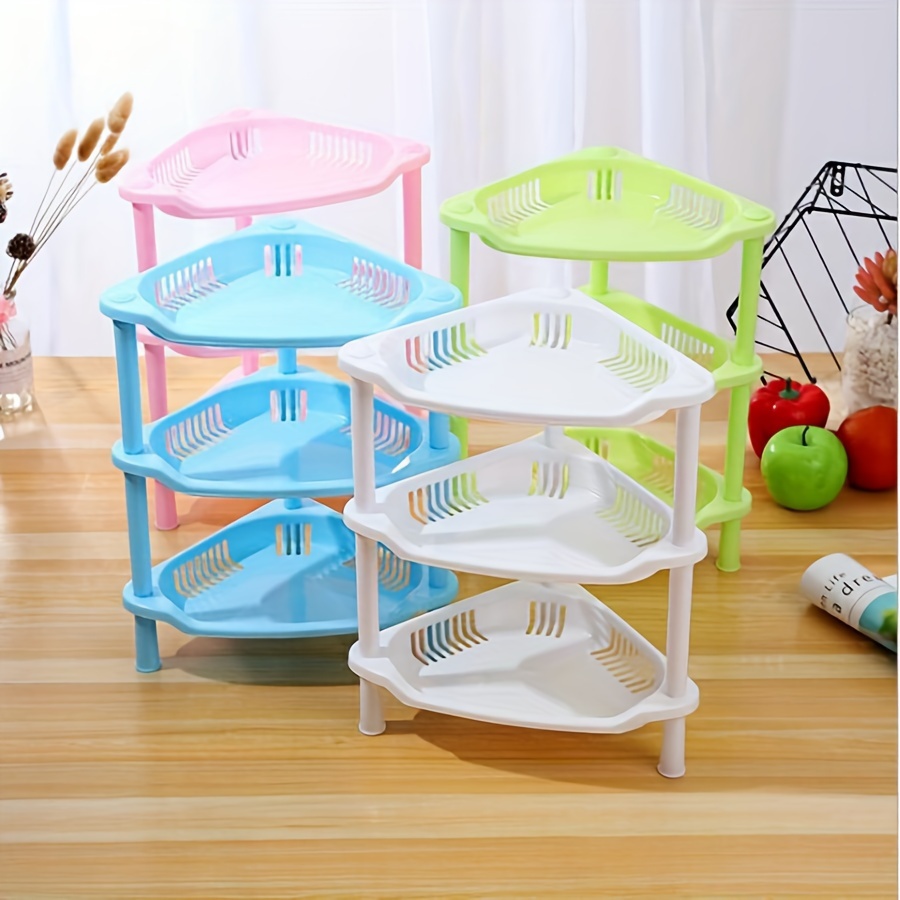 Versatile Corner Plastic Storage Shelf - Ideal For Office Desk Organization, Bathroom Essentials & Kitchen Supplies
Versatile Corner Plastic Storage Shelf - Ideal For Office Desk Organization, Bathroom Essentials & Kitchen Supplies